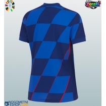 Ženski Nogometni dresi Hrvaška Gostujoči EP 2024 Kratek Rokav